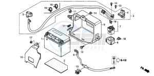 XL700V drawing BATTERY