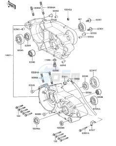 KX 125 C [KX125L] (C1) [KX125L] drawing CRANKCASE