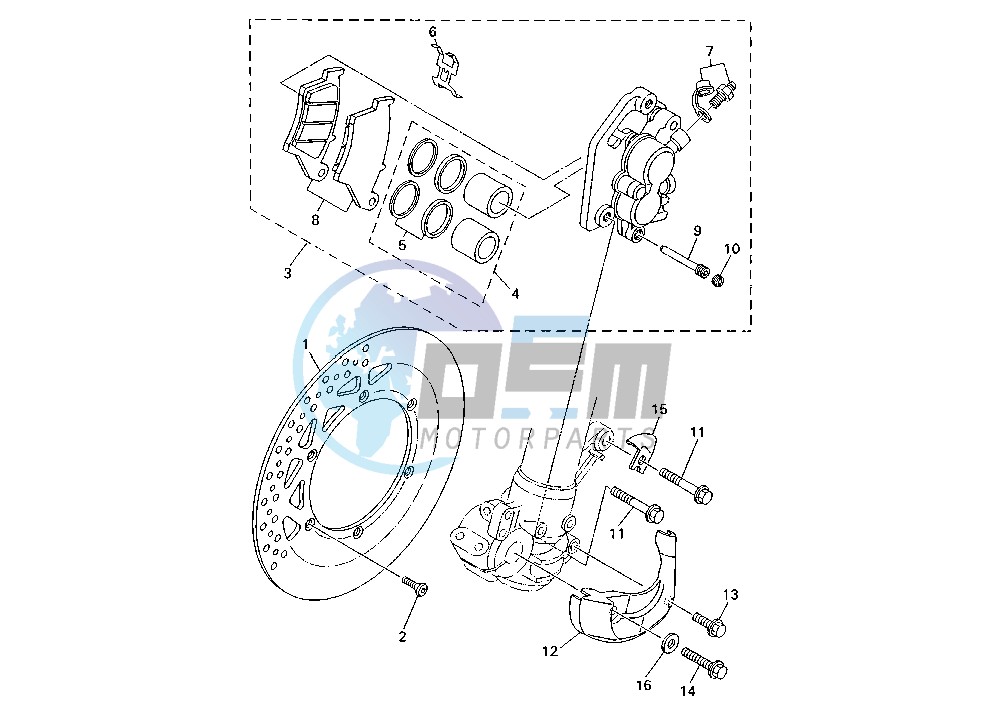 FRONT BRAKE CALIPER