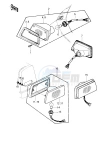 KZ 1300 B [B2] drawing TURN SIGNALS