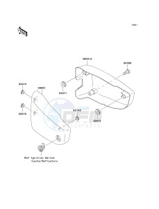 VN 1500 T [VULCAN 1500 CLASSIC] (6F) T6F drawing SIDE COVERS