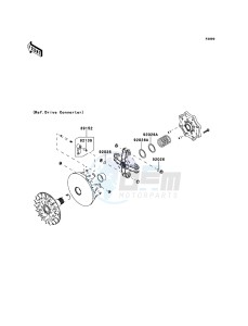 BRUTE FORCE 750 4x4i EPS KVF750GEF EU drawing Optional Parts