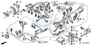 CB600FA9 UK - (E / ABS MKH) drawing WIRE HARNESS