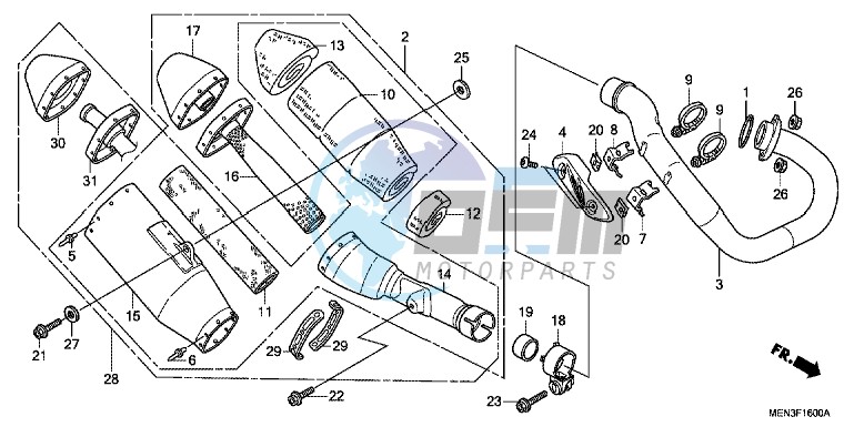 EXHAUST MUFFLER