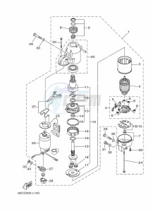 F100BETL drawing STARTER-MOTOR