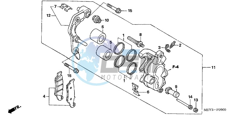 FRONT BRAKE CALIPER