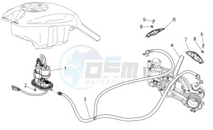 Griso V 8V 1200 drawing Fuel supply