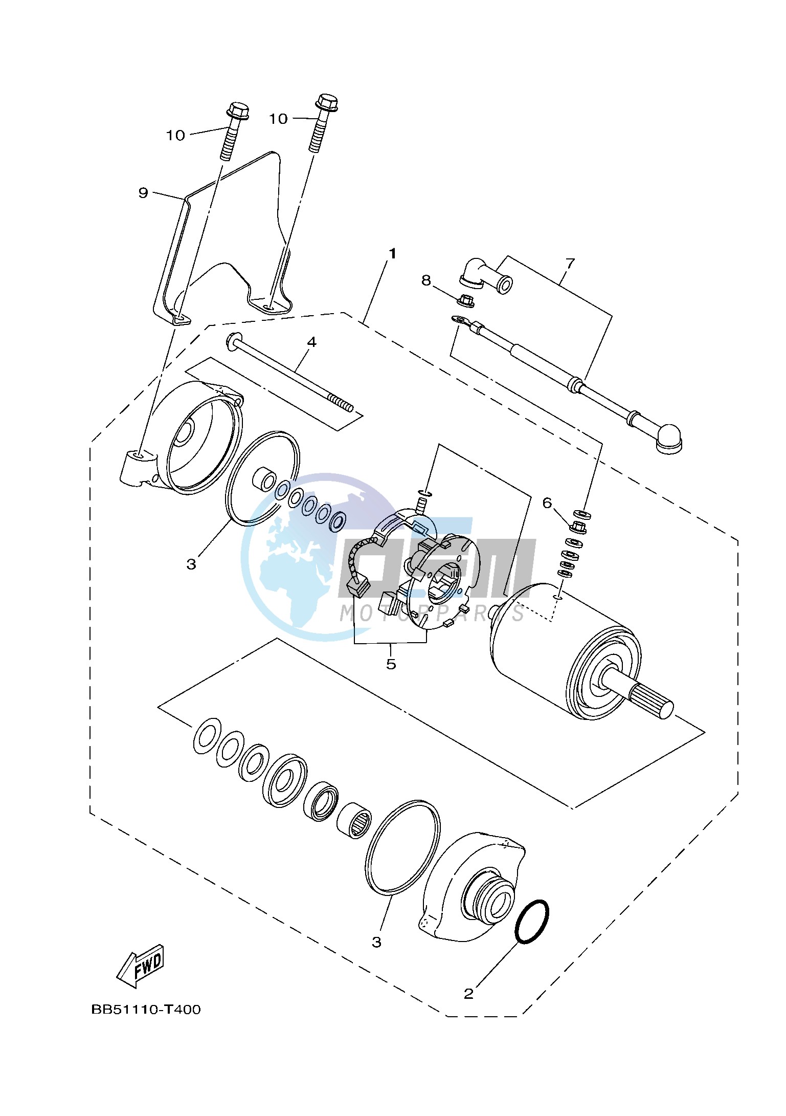 STARTING MOTOR