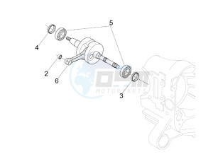 Typhoon 50 2t e2 drawing Crankshaft