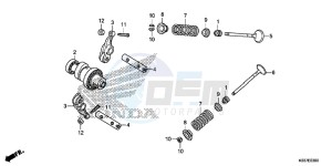 AFS110CSFF CB1000R 2ED - (2ED) drawing CAMSHAFT/ VALVE