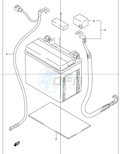 GSF1200 (E2) Bandit drawing BATTERY