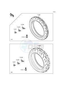 Z800 ZR800ADS FR GB XX (EU ME A(FRICA) drawing Tires