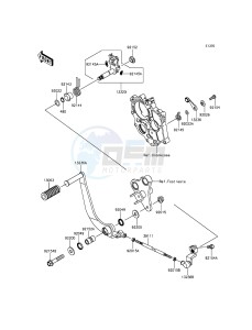 VULCAN S EN650AGF XX (EU ME A(FRICA) drawing Gear Change Mechanism