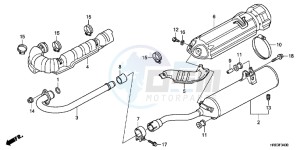 TRX500FMD TRX500FM Europe Direct - (ED) drawing EXHAUST MUFFLER