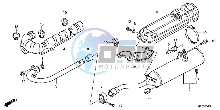 EXHAUST MUFFLER