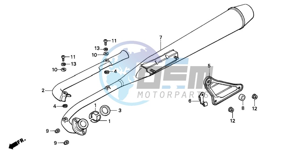 EXHAUST MUFFLER