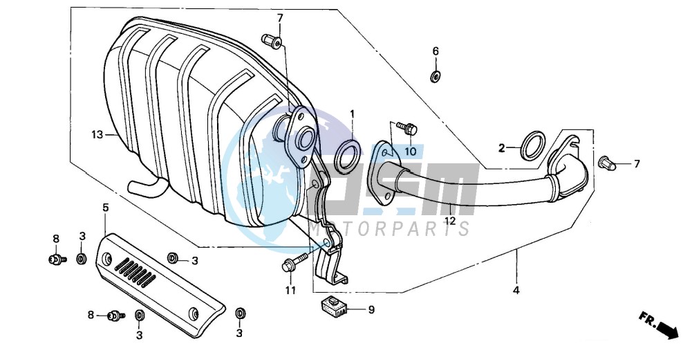 EXHAUST MUFFLER