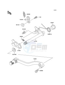 KX85/KX85-<<II>> KX85BDF EU drawing Gear Change Mechanism