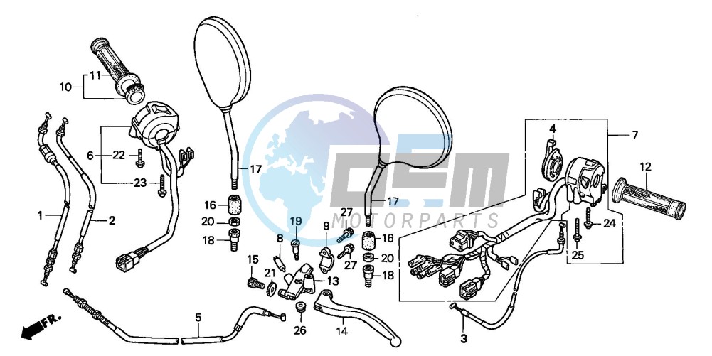 HANDLE LEVER/SWITCH/ CABLE (1)