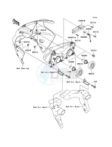 NINJA ZX-12R ZX1200B6F FR GB XX (EU ME A(FRICA) drawing Headlight(s)