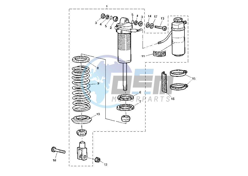 REAR SHOCK ABSORBER