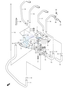 GSX1300R (E2) Hayabusa drawing 2ND AIR