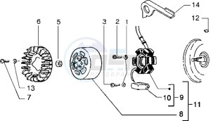 Typhoon 50 m.y. 2004 drawing Flywheel magneto