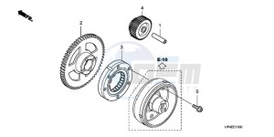 TRX420TM9 Australia - (U / 2WD) drawing STARTING GEAR