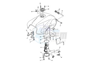 FZ6 600 drawing FUEL TANK