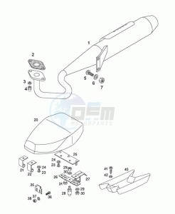 SPRINT_SPORT_L1 50 L1 drawing Exaust-seat-covers