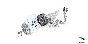 SH125AD SH125i UK - (E) drawing A.C.G. STARTER