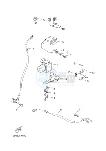 YP125RA (ABS) X-MAX 125 ABS (2DM2 2DM2) drawing ELECTRICAL 3