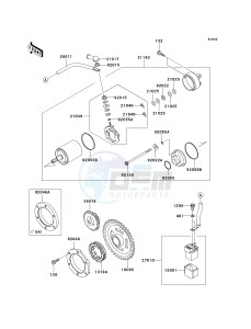 KSV 700 A [KFX700 AND V FORCE] (A1-A2) [KFX700 AND V FORCE] drawing STARTER MOTOR