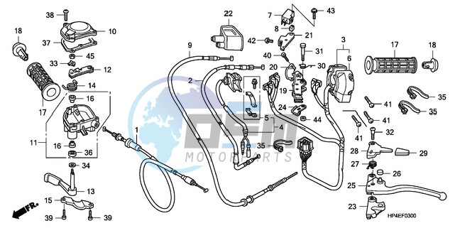 HANDLE LEVER/SWITCH/CABLE