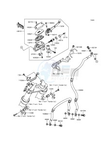 ER-6N ER650EDS XX (EU ME A(FRICA) drawing Front Master Cylinder