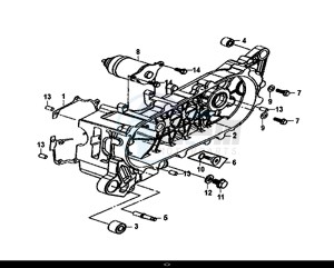 FIDDLE III 50 (XA05W5-EU) (L8-M0) drawing L. CRANK CASE