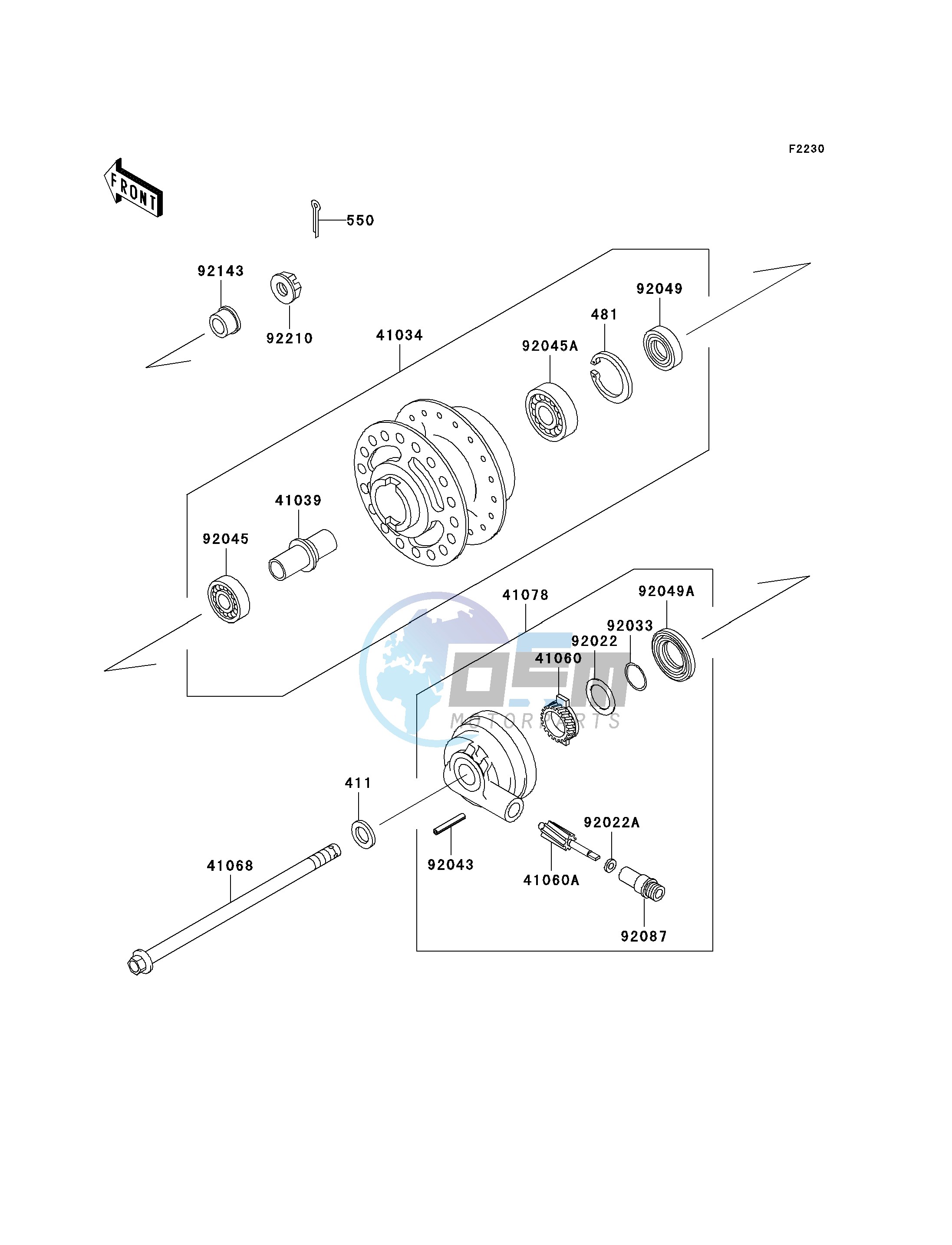 FRONT HUB