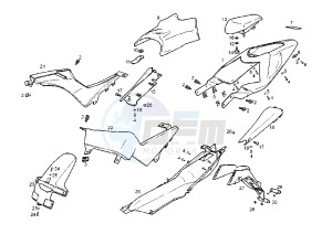 GPR RACING - 50 cc drawing REAR BODY