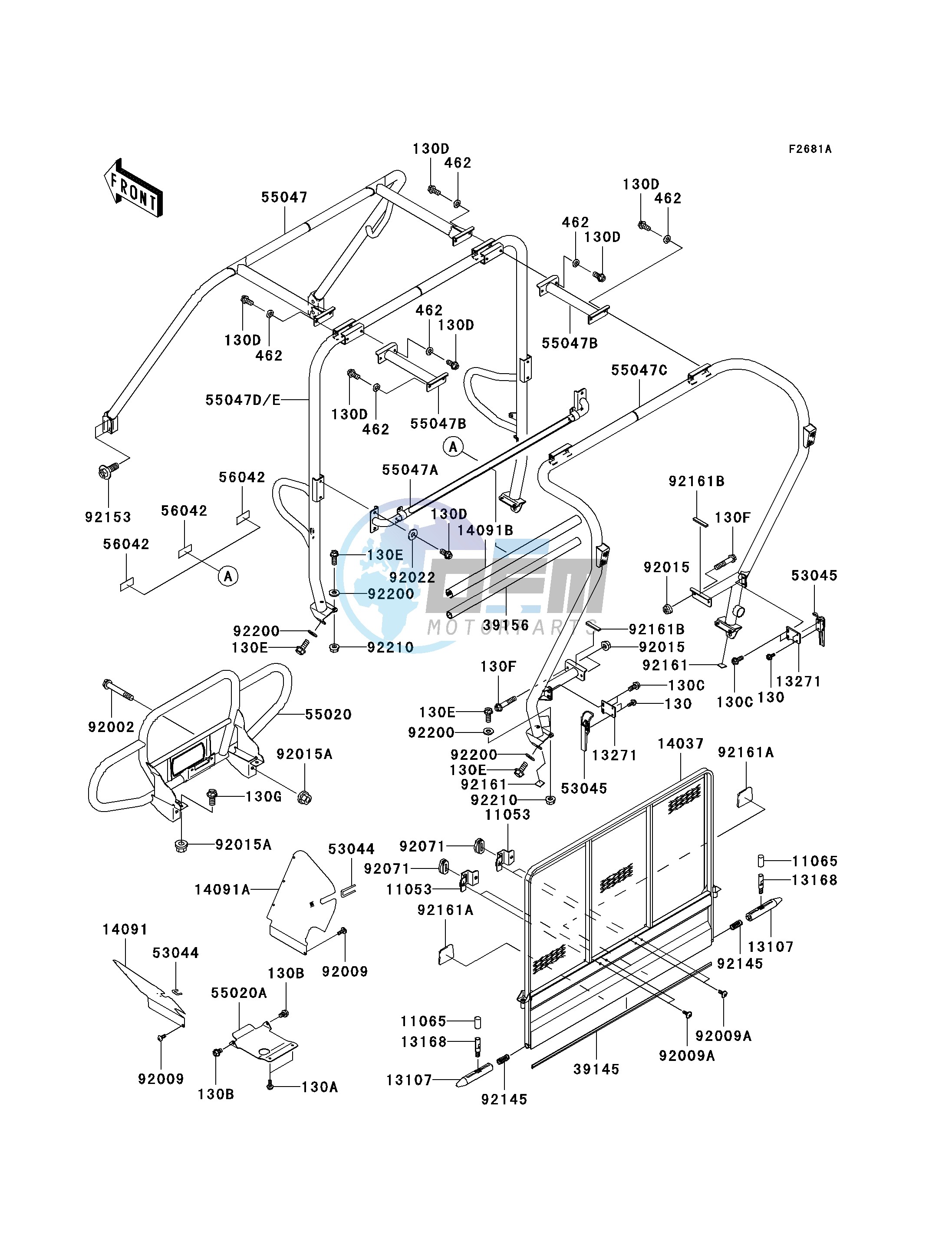 GUARDS_CAB FRAME -- K7F_K8F- -