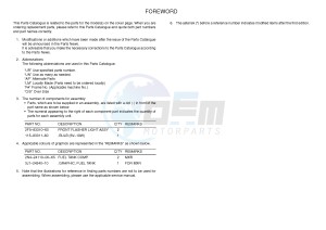 MT09 900 (1RCL 1RCM) drawing .3-Foreword