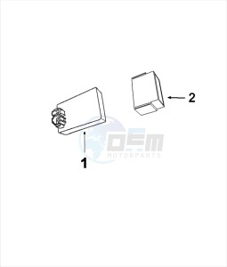 CITYSTAR 125 AC drawing ELECTRONIC PART