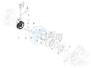 GTS 300 ie ABS E4 (EMEA) (EN, EU) drawing Flywheel magneto