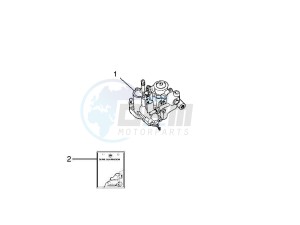 PX 125 2T NOABS E3 (EMEA, APAC) drawing Carburettor, assembly - Union pipe