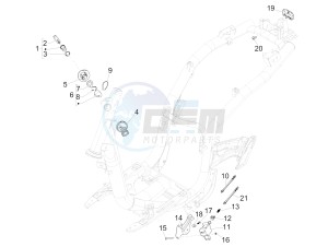 Liberty 50 iGet 4T 3V 25kmh E4 25km/h (EMEA) drawing Locks