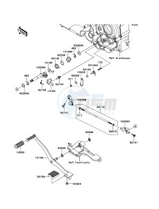 VN1700_CLASSIC_ABS VN1700FBF GB XX (EU ME A(FRICA) drawing Gear Change Mechanism