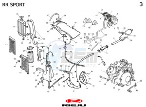 RR-50-SPORT-BLUE drawing HOSE CONNEXIONS TANKS