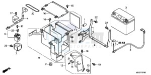 VT750C2BC drawing BATTERY (VT750C2B/C/CA)