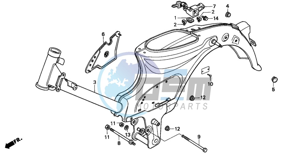 FRAME BODY (C50P/C50T)