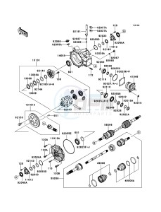 MULE_4010_DIESEL_4X4 KAF950FDF EU drawing Drive Shaft-Front