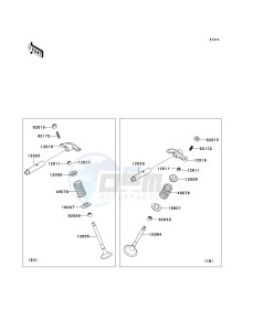 BR 125 B [WIND 125] (B2) B2 drawing VALVE-- S- -